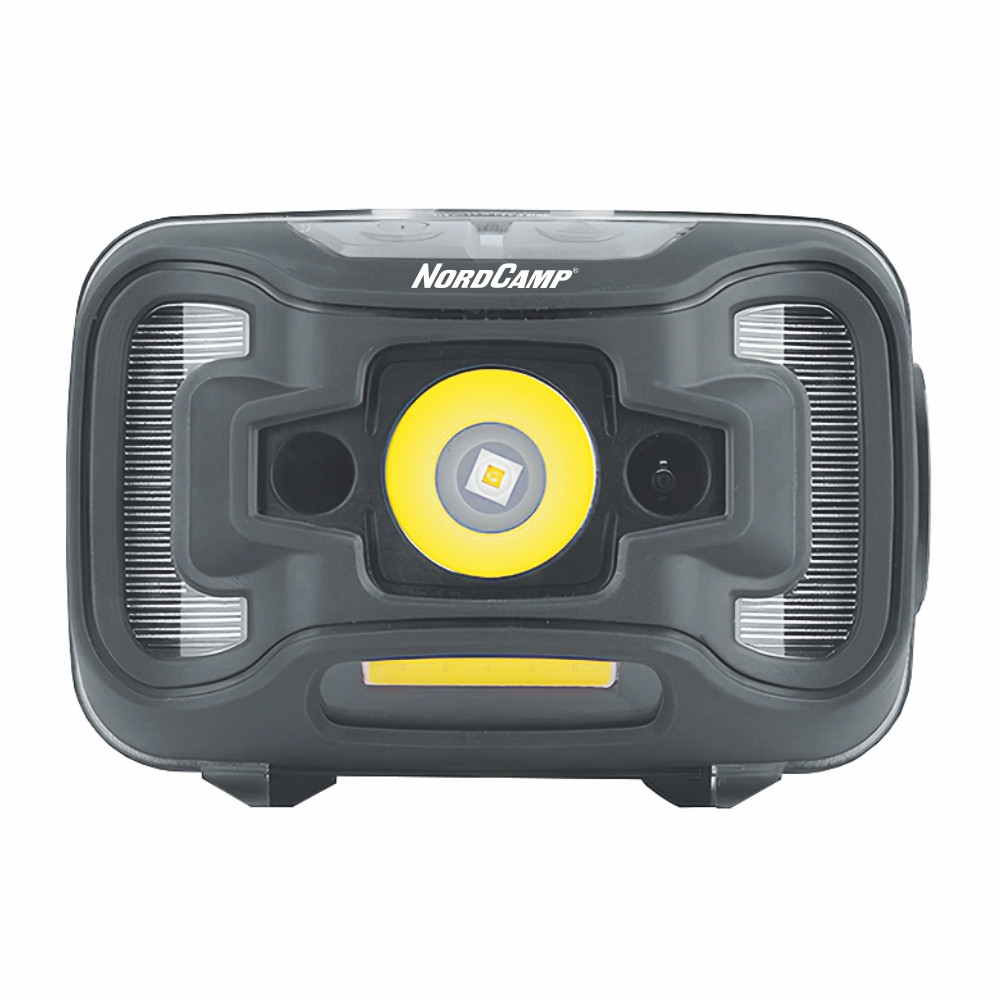 Фонарь налобный Nord Camp 260Lm, 5W CREE XTE+COB, 3xAAA, с сенсором белый/красный Львов - изображение 2