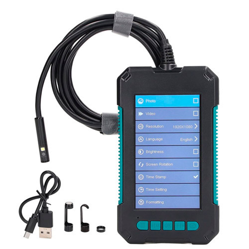 Ендоскоп професійний із РК 4.3&quot; 5.5мм 1.8м MicroSD IP67 2 камери, P40 Вінниця - фото 3