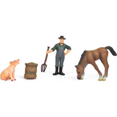 Фігурка Kids Team набір Ферма лоша, порося, фермер (Q9899-T1_3) Вінниця