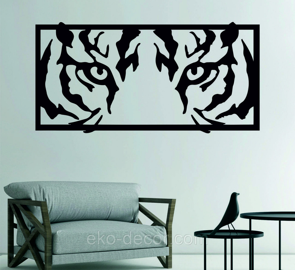 Декоративное настенное Панно «Тигр», Декор на стену Киев - изображение 3