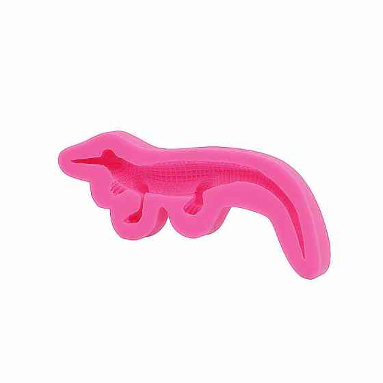 Силиконовая форма Крокодил 37 на 111 мм розовый Киев