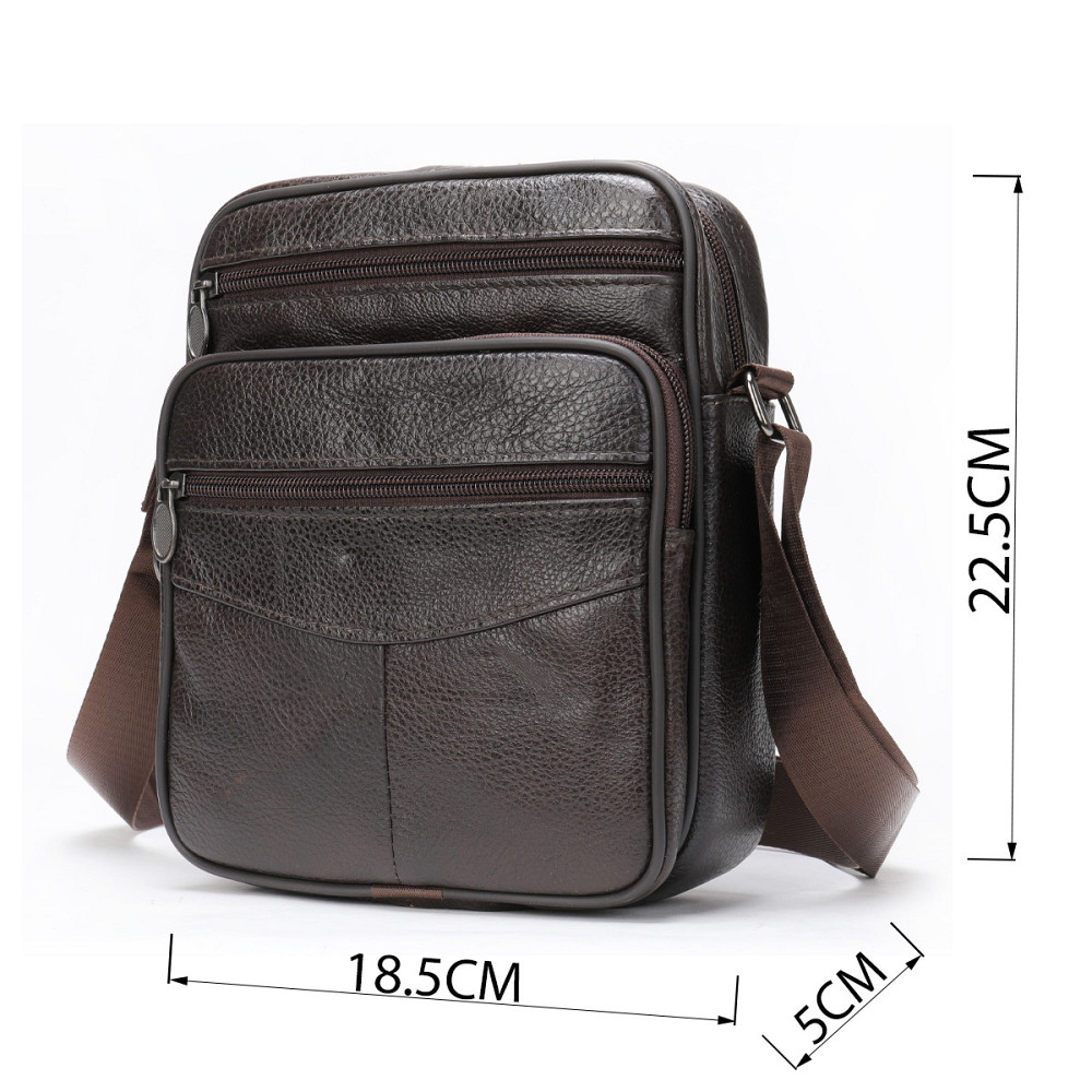 Мессенджер мужской кожаный Коричневый (Vintage) Киев - изображение 13