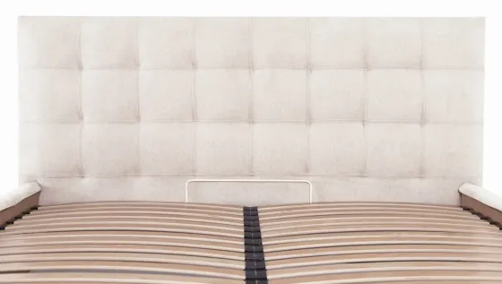 Кровать Chester New Comfort 140 х 200 см Мисти Milk С подъемным механизмом и нишей для белья Бежевый Киев