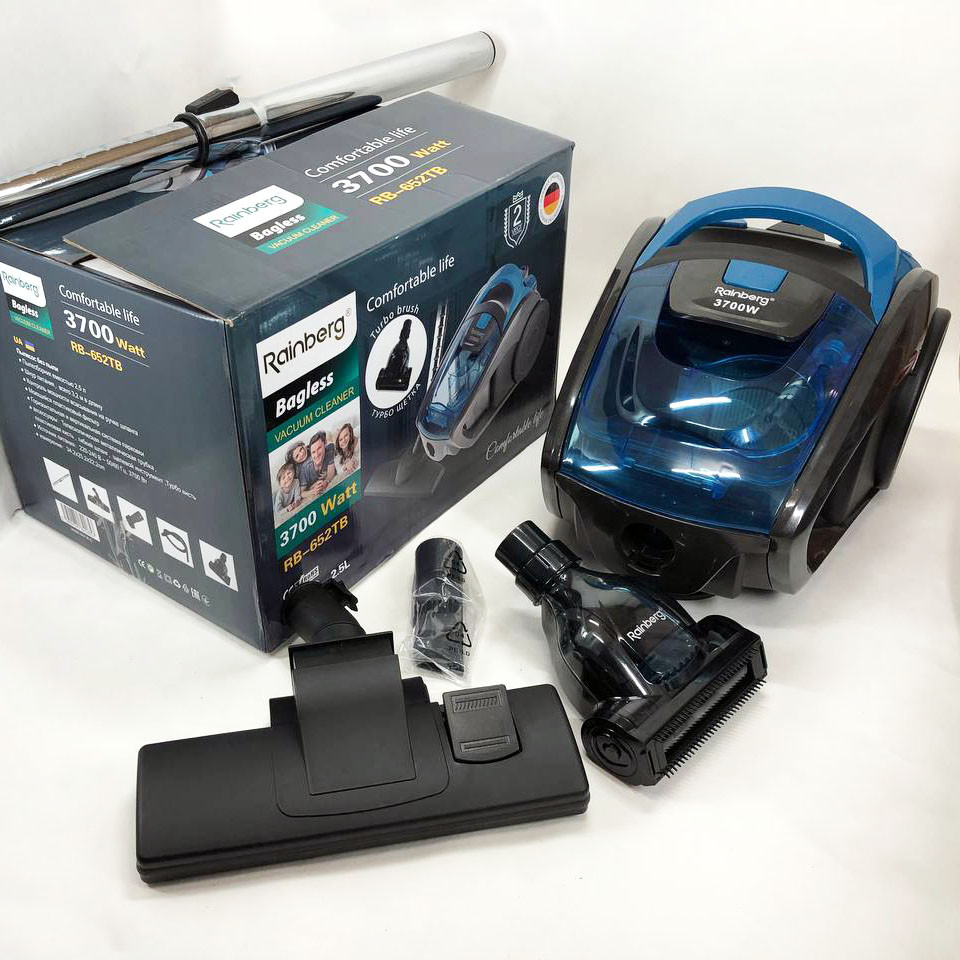 Пылесос для дома надежный Rainberg, Компактный контейнерный пылесос, Пылесосы для дома топ WY-42 Ивано-Франковск - изображение 6