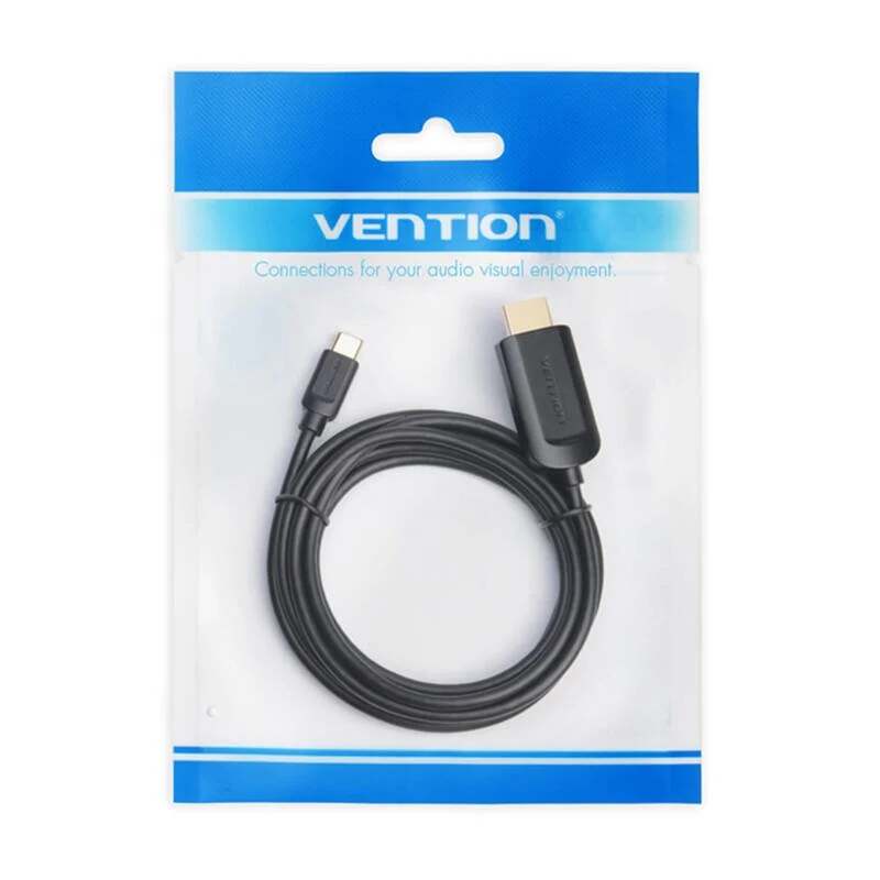 Кабель Vention Type-C to HDMI 4K 30Hz Cable 1.5M Black (CGUBG) Київ - фото 3