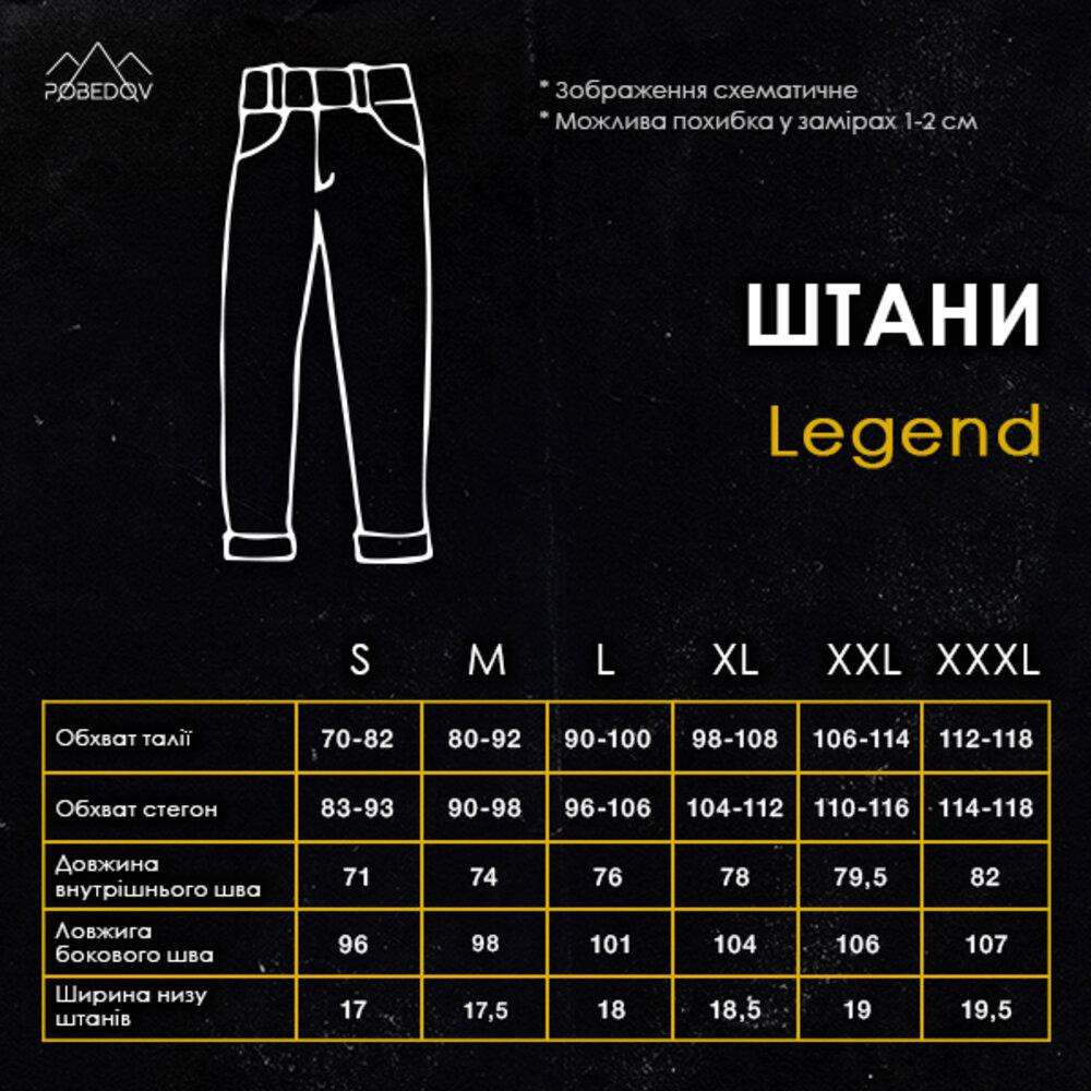 Темно-сині штани демісезонні для чоловіків. Штани Pobedov Legend сині з костюмки Київ - фото 4