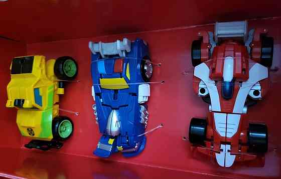 Набір Трансформерів 5 штук Оптимус, Бамблбі, Чейз, Хітвейв Rescue Bots Київ
