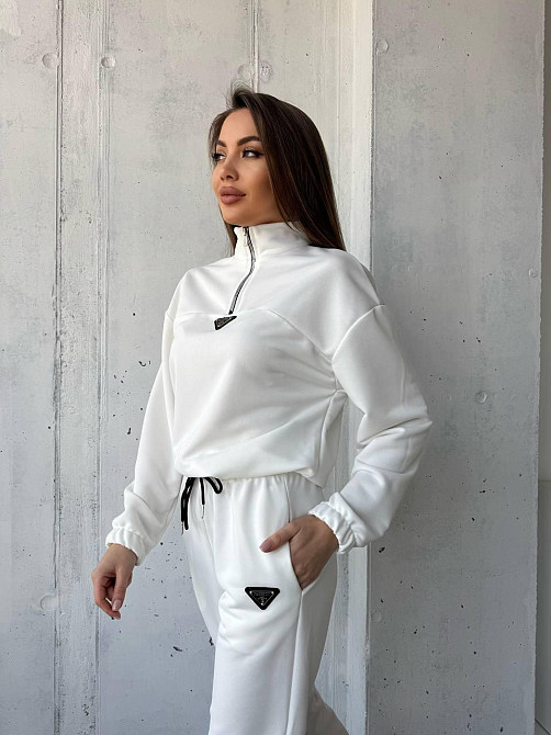 Жіночий повсякденний костюм двійка: кофта і штани двухнитка-петля Одеса - фото 9