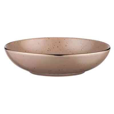 Тарілка Ardesto Emilia, 820мл, 20см, кераміка, коричневий (AR0820EBR) Вінниця