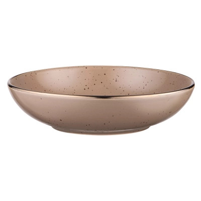 Тарілка Ardesto Emilia, 820мл, 20см, кераміка, коричневий (AR0820EBR) Вінниця - фото 2