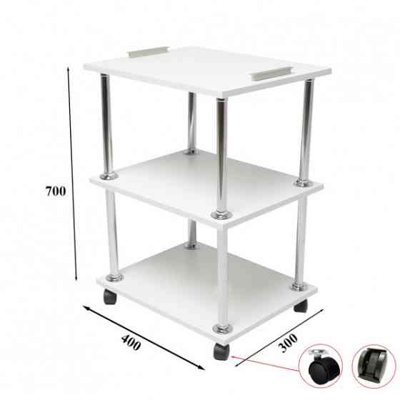 Тележка косметологическая на 3 полки UK-101 Киев