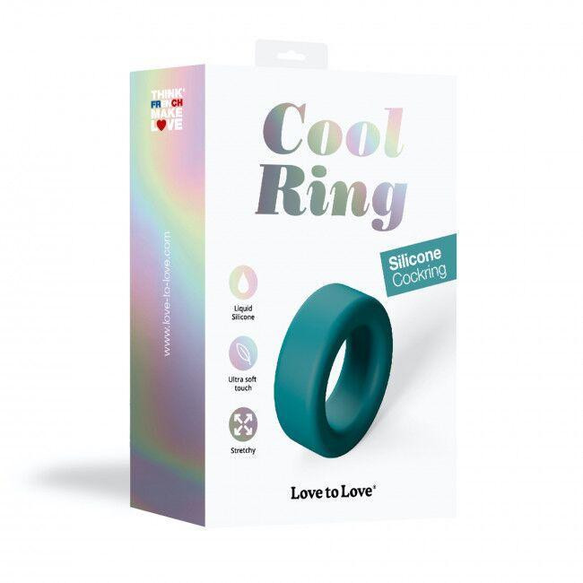 Эрекционное кольцо широкое Love To Love COOL RING - TEAL ME Sex Aura Киев - изображение 6