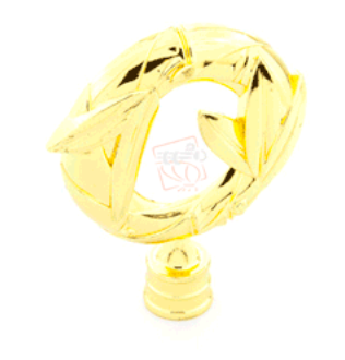 Наконечник для металевого карниза "EM 113" (колір золото, діаметр 19 мм) Бровари - фото 1