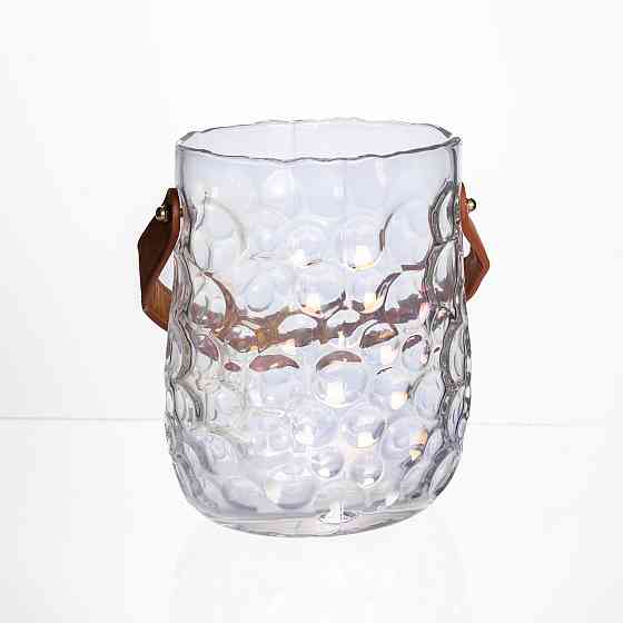 Yiwu Ваза сумочка з ручкою 13×9.5×18 (см) декоративна скляна ваза для квітів 1.2 (л) Прозорий H Коломия