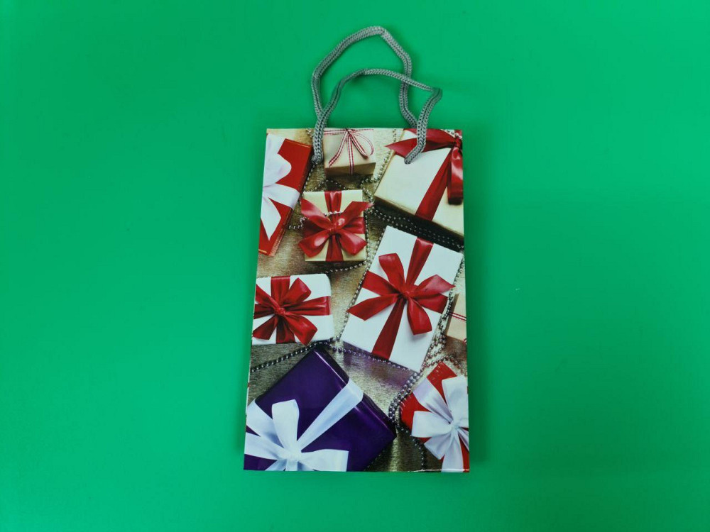 Пакет паперовий подарунковий малий 11/18/5 (арт М070) (12 шт.) Харків - фото 4