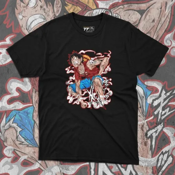 Футболка для підлітка хлопчика з принтом Ван Пис Gear 2 Розмір 160 Anime10201 Дніпро