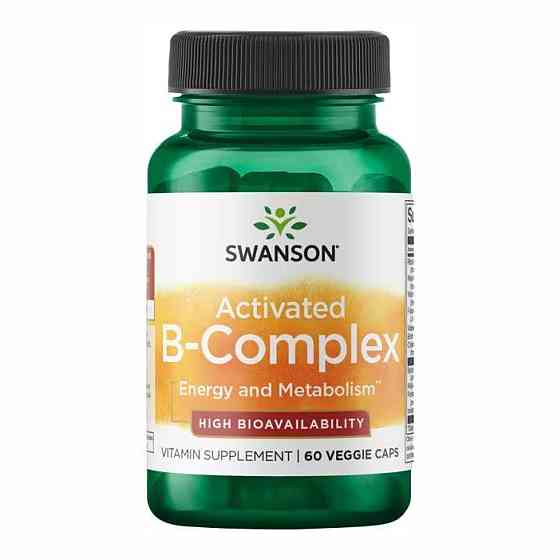 Комплекс витаминов группы B Swanson B-Complex High Bioavailability - 60 veg caps Луцк
