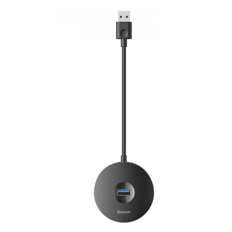 HUB адаптер Baseus Round Box USB3.0 to 1USB 3.0+3USB 2.0 CAHUB-F01 (Черный) Николаев - изображение 4