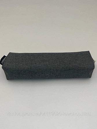 Пенал косметичка сірий 20×5×3.5 см Чернівці - фото 5