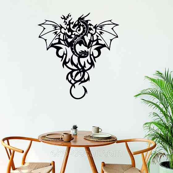 Декоративне настінне Панно «Дракон» Декор на стіну Київ