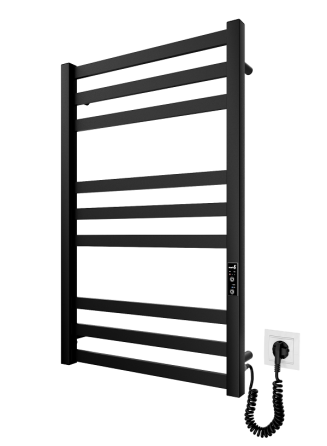 Электрический полотенцесушитель Mario Чикаго-I 800x500/80 TR К черный мат Киев