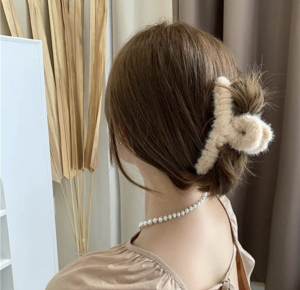 Шпилька крабік із хутра Смела - изображение 4