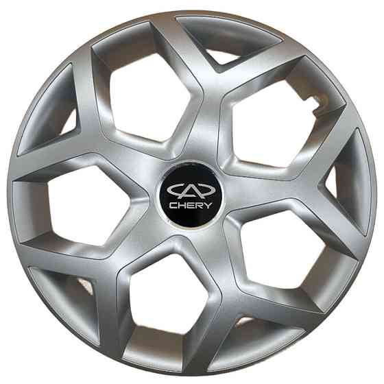 Автомобильные модельные колпаки R16 Chery 435 4шт, SJS, серебристые Винница