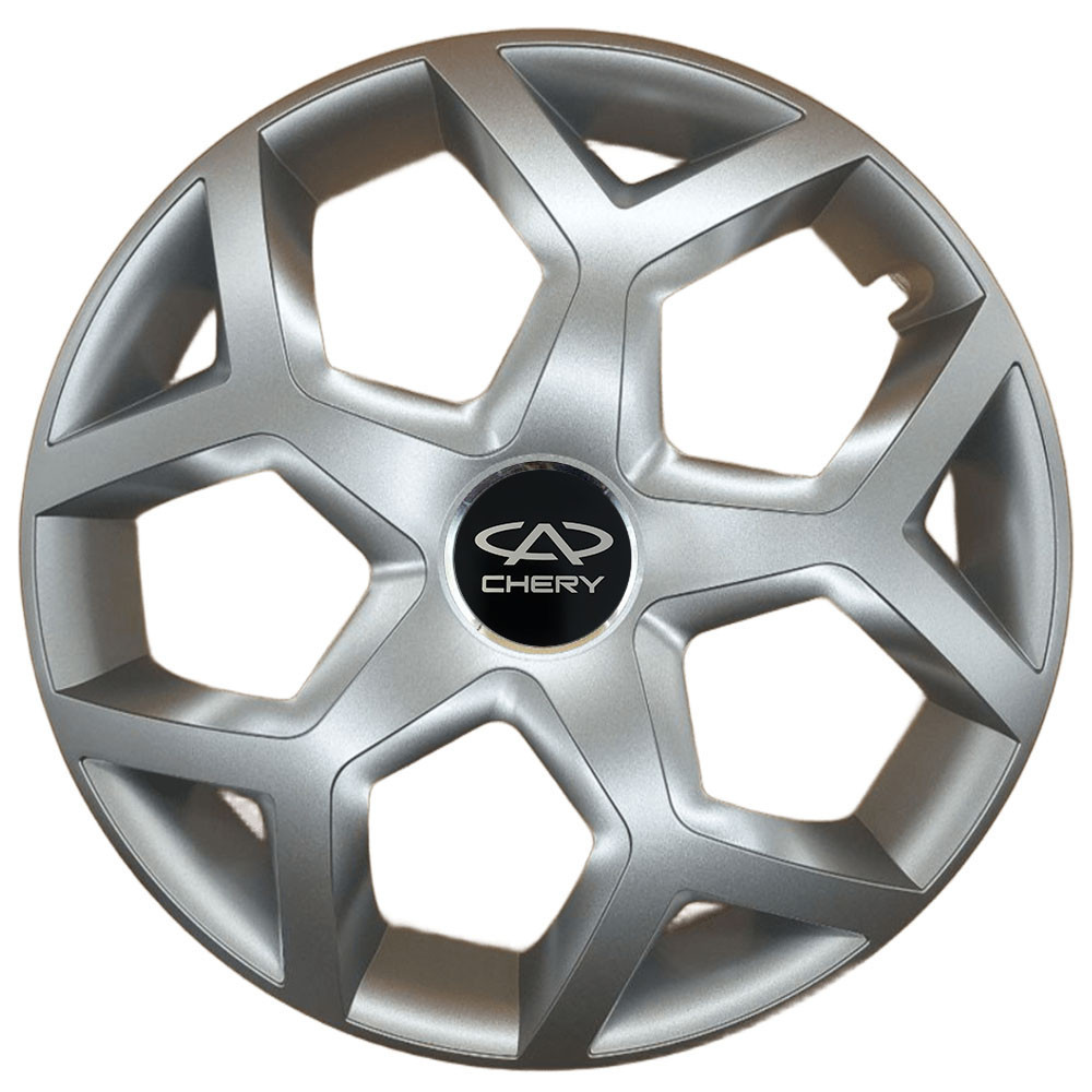 Автомобильные модельные колпаки R16 Chery 435 4шт, SJS, серебристые Винница - изображение 1