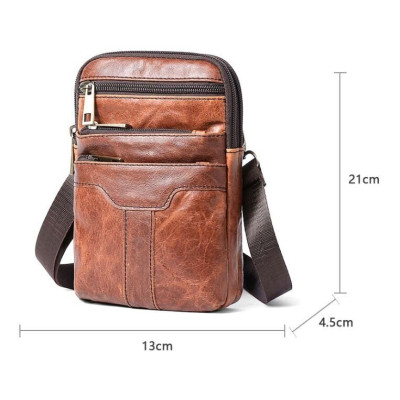 Сумка Vintage Коричневая (14724) Винница - изображение 7