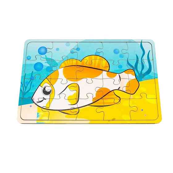 Дитячий дерев'яний пазл Золота рибка Арт-10026, 20 елементів Вінниця