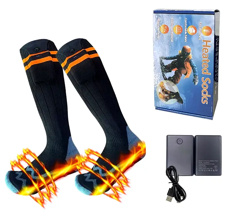 Носки с подогревом ZBHSWZ07 с блоком питания 5000mAh 38-44р. (Черные) Винница - изображение 1