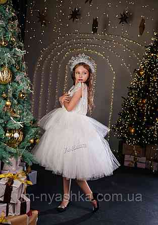 Нарядное белое платье на рост 134-146 Кривой Рог