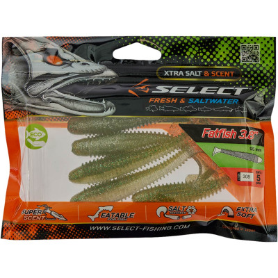 Силікон рибальський Select FatFish 3.8&quot; 308 (5 шт/уп) (1870.72.12) Вінниця - фото 2