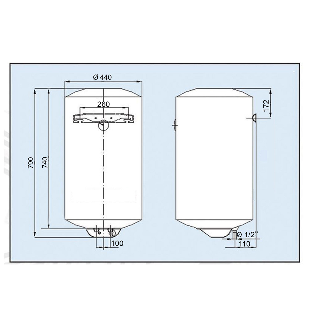 Водонагреватель LEOV LV Dry 80 l сухой тэн (19709) (000019709) Киев - изображение 6