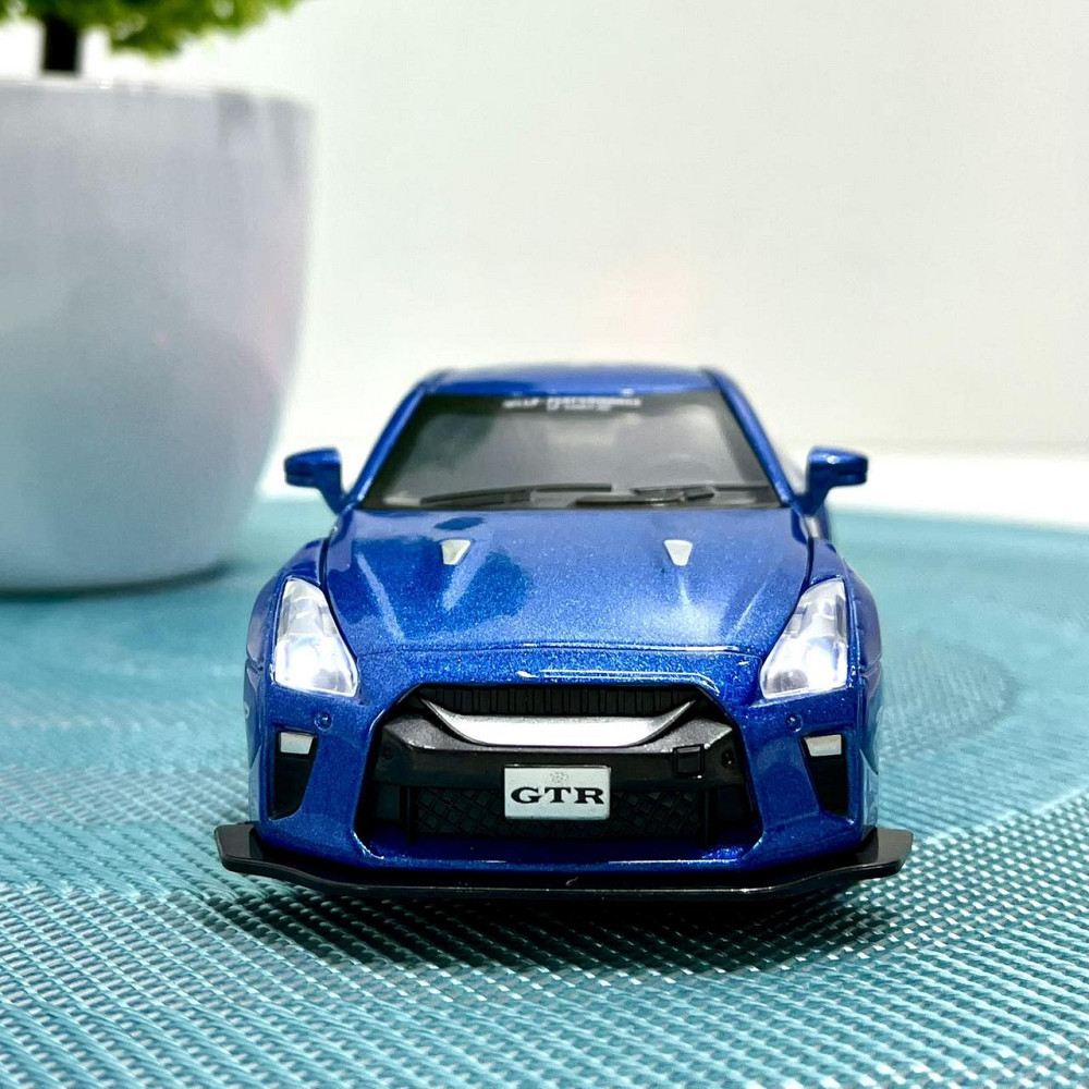 Машинка TK Union Auto Expert Nissan GTR металева світло/звук/інерційна Синя (38071) Чернігів - фото 9