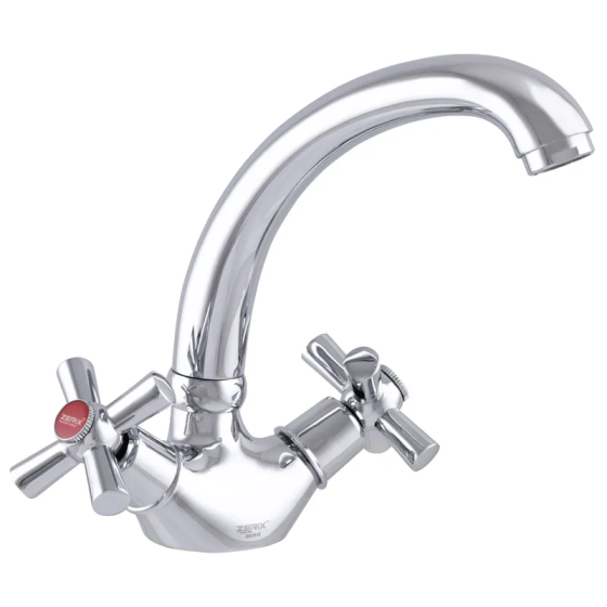 Змішувач для умивальника Zerix TLC 722 двуручний Харків