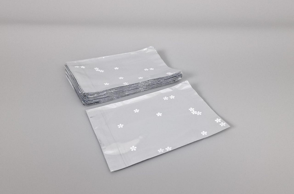 Пакет с рисунком для упаковки подарков   (10*15) №53 фольгированный 