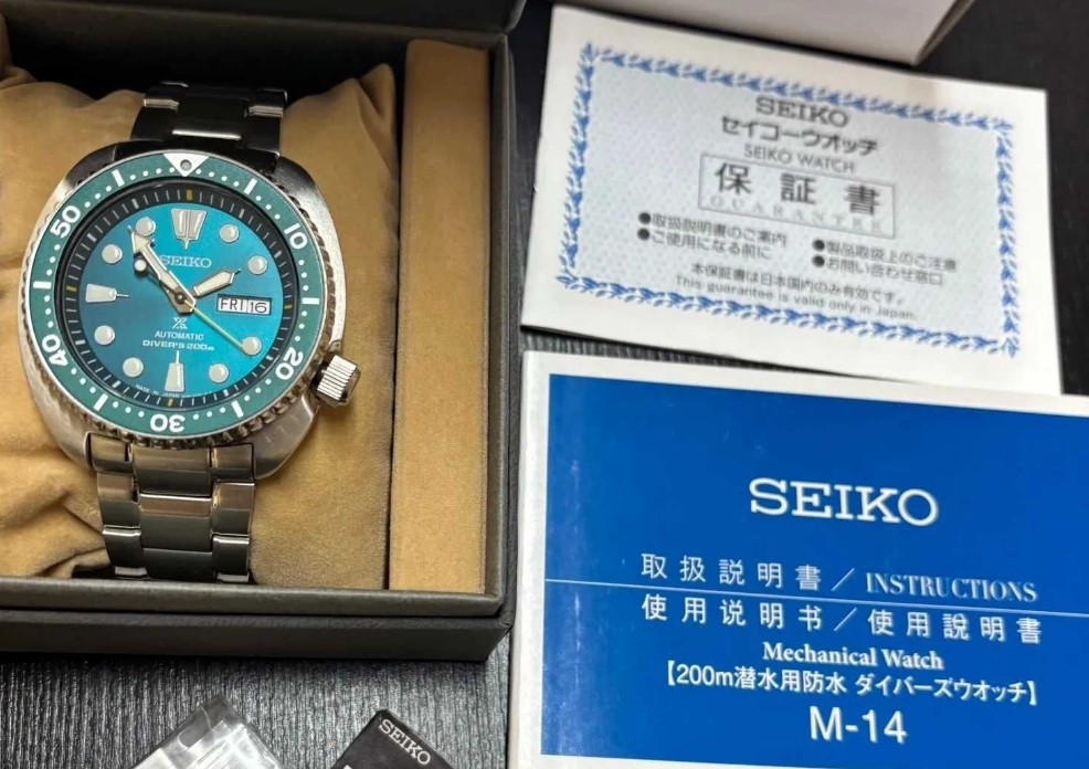 Часы Seiko Prospex SBDY 039  Turtle Green! Лимитка! Идеал! Киев - изображение 1