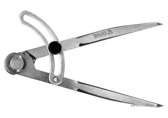 Циркуль розмічальний YATO : L= 150 мм з фіксатором [50] Одеса