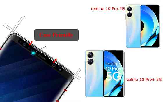 Захисне скло HyperGlass Pro для realme 10 Pro 5G, realme 10 Pro+ 5G – максимальна чутливість та захист Київ