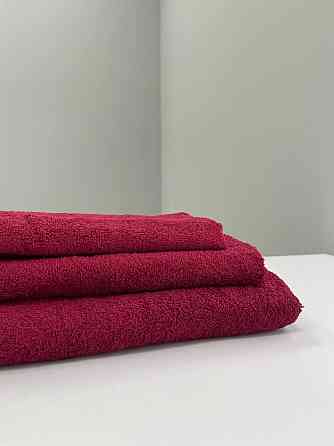 Махровое полотенце Ideal Textile 70х140 см однотонное (56860538) бордовий Черновцы