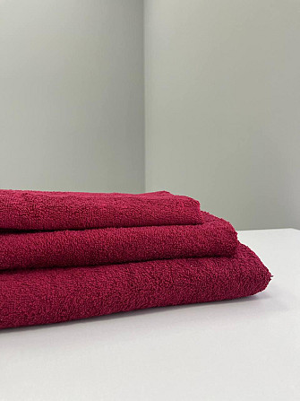 Махровое полотенце Ideal Textile 70х140 см однотонное (56860538) бордовий Черновцы - изображение 6