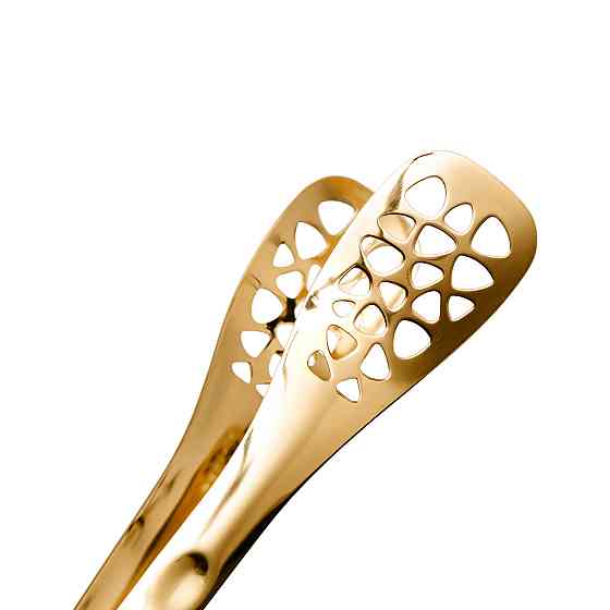 Кухонні щипці металеві для м'яса та риби Золотисті Київ