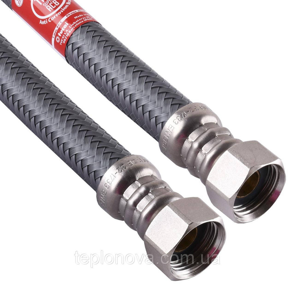 Шланг водяной TUCAI 1/2″x1/2″ ВВ 0,8м SUPER АНТИКОРРОЗИЯ TAQ HG-1212-800 206791 Чернівці - фото 1
