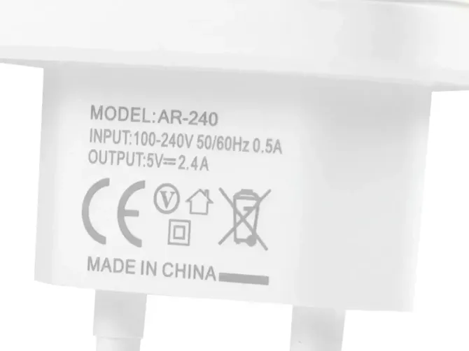 Зарядное устройство 220В 2,4А USBx4 Original AR-240 для портативных устройств Киев - изображение 4
