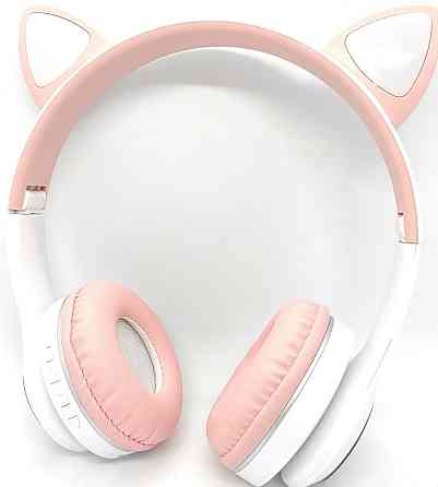 Беспроводные наушники VZV-23М с кошачьими ушками LED подсветкой. Киев