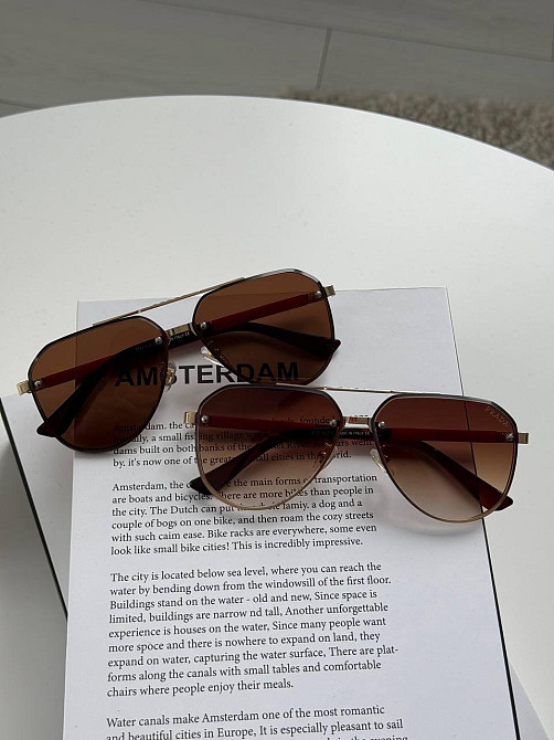 Окуляри унісекс Prada  з металевою оправою на середнє обличчя 🔥 Київ - фото 5