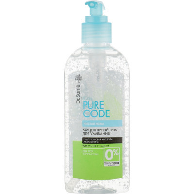 Гель для вмивання Dr. Sante Pure Code Міцелярний для усіх типів шкіри 200 мл (4823015937477) Вінниця - фото 1