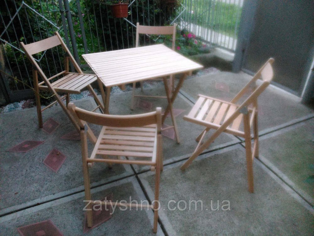 Стул раскладной деревянный из бука Киев - изображение 3