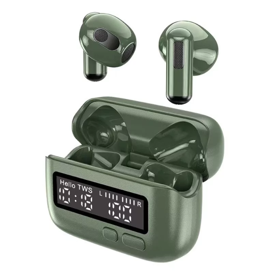 Беспроводные Bluetooth наушники BPG Retro Back Clip Portable TWS 1990 (Зеленые) Винница